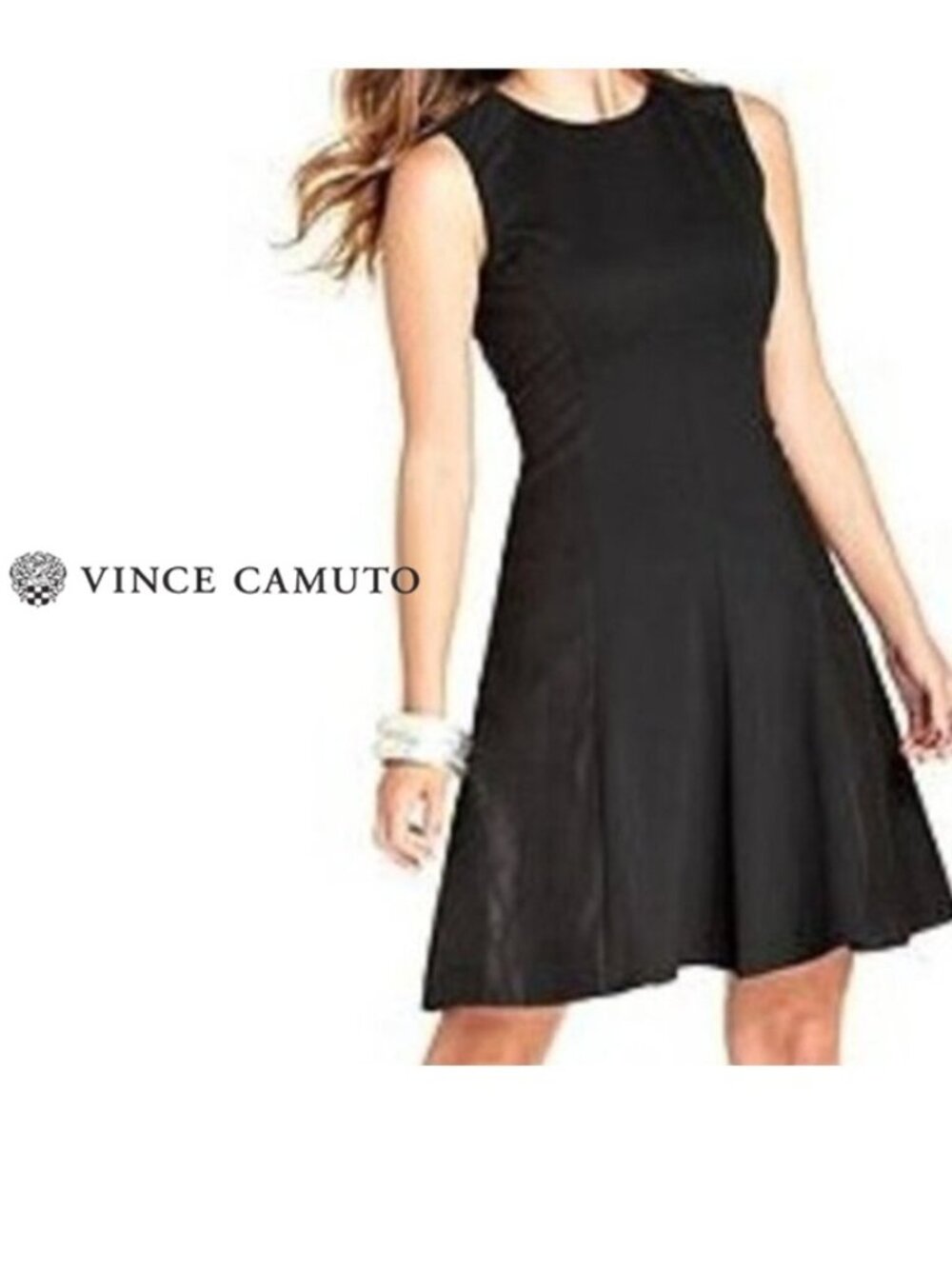 Faux Suede Accented LBD